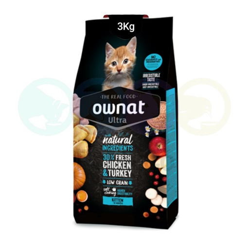 Ownat Ultra Kibbles for Kittens 3Kg
