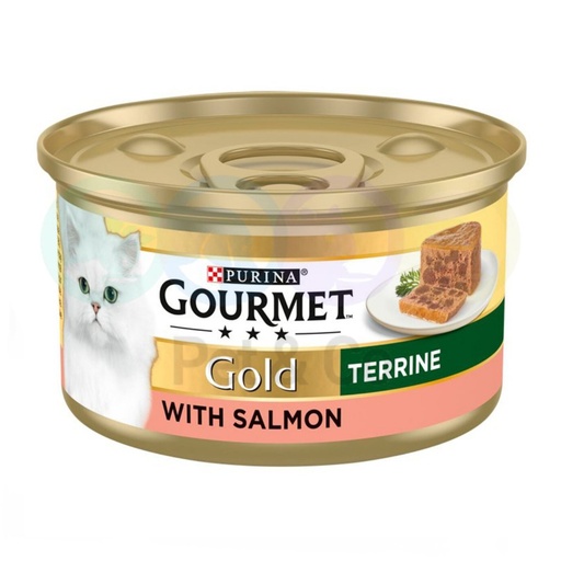 Gourmet Gold Terrine for Cats with Salmon 85g