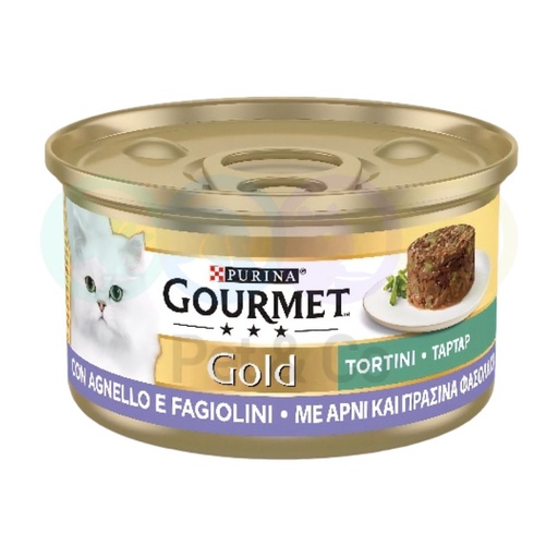 Gourmet Gold Tartelette for Cats with Lamb & Green beans 85g