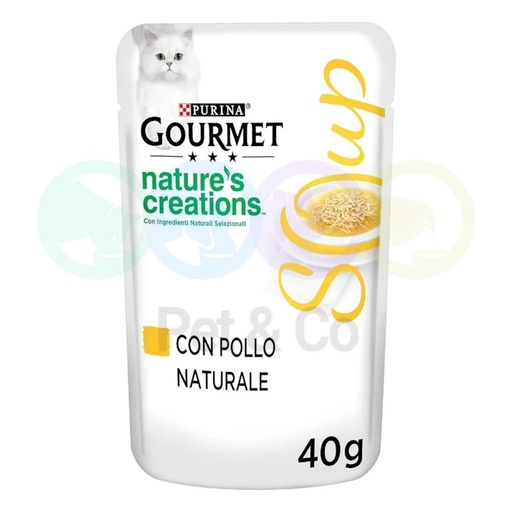 Gourmet Nature’s creation Soup for Cats with Chicken 40g