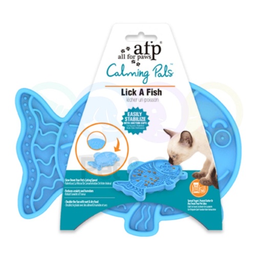 AFP Calming Pals Lick-A-Fish Mat for Cats
