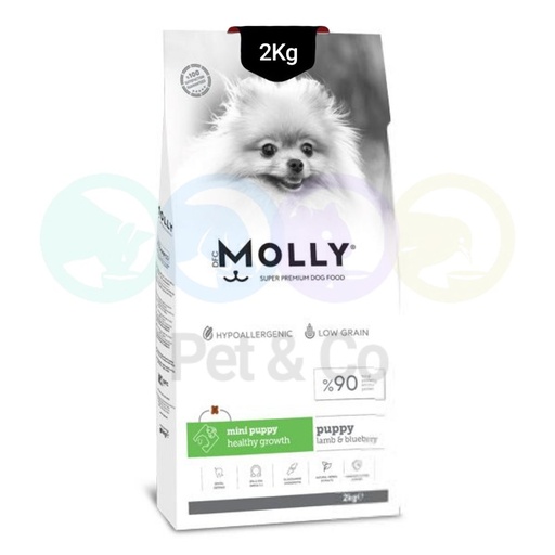 Molly Kibbles for Puppies Mini Breed with Lamb 2kg