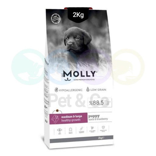 Molly Kibbles for Puppies Medium & Large Breed with Lamb 2kg