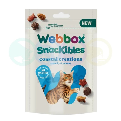 Webbox Cat Treats Snackibles Coastal Creations 85g