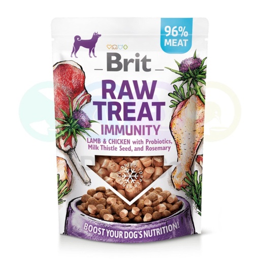 Brit Dog Raw Treat Immunity with Lamb & Chicken 50g