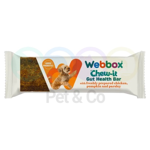 Webbox Dog Chew-It Gut Health Bar with Chicken 30g
