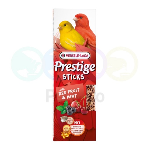 Prestige Sticks for Canaries with Red fruit & Mint