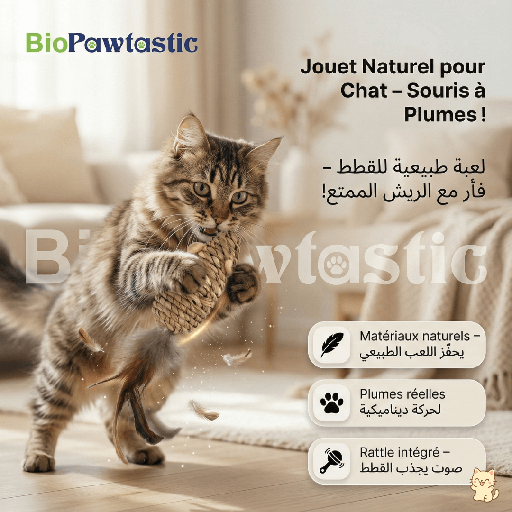  Natural straw mouse toy