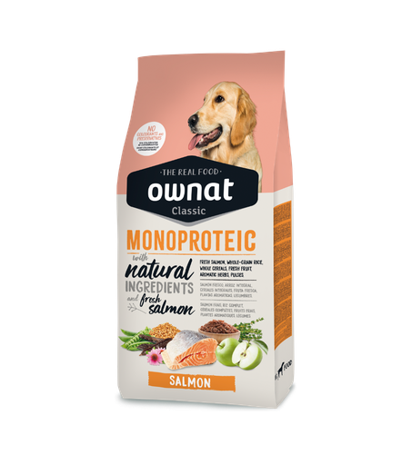 Ownat Classic - Monoproteic with Salmon 12 kg 