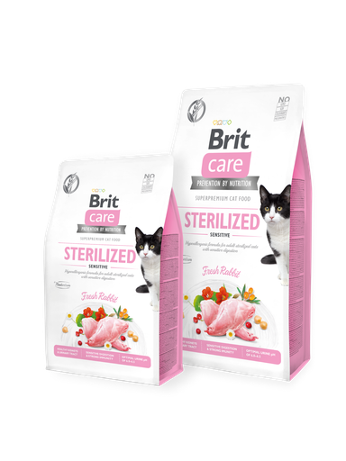 Brit Care Cat Grain-Free Sterilisé Sensitive 2kg | 7kg - 2kg