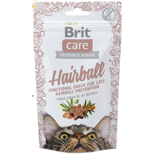 Brit Care Cat Snack HairBall (Canard) 50g