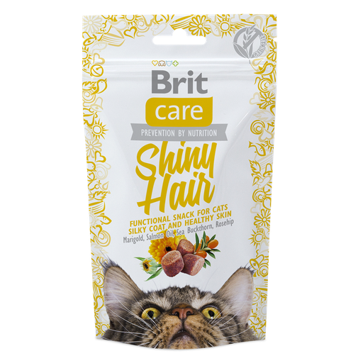 Brit Care Cat Snack Shiny Hair (Saumon) 50g