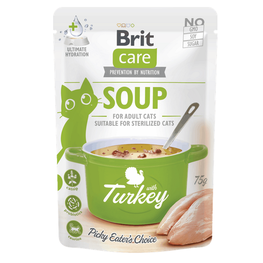Brit Care Cat Soup Turkey (soupe à la dinde pour chat) 75g