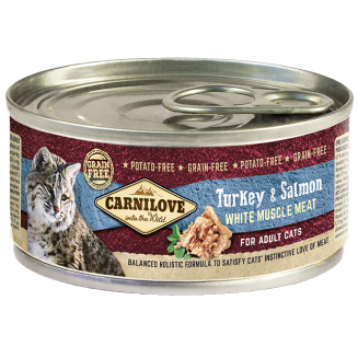 Carnilove Cat Mousse Turkey and Salmon (Dinde et Saumon) 100g
