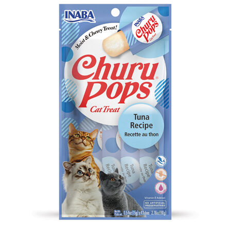 CHURU friandise sucettes (Thon ou Poulet) - 4 sachets au Thon