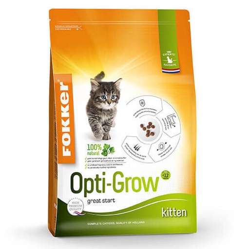 Fokker Opti-Grow Nourriture pour chatons 2.5kg
