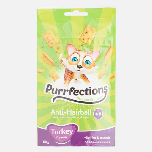 Friandises pour chat Purrfections 60g (Poulet | Saumon | Dinde) - Dinde