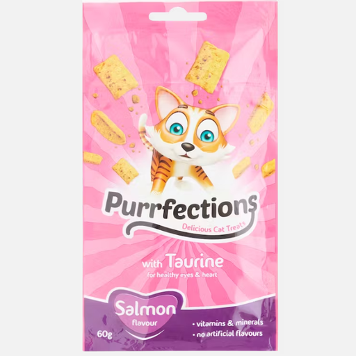 Friandises pour chat Purrfections 60g (Poulet | Saumon | Dinde) - Saumon