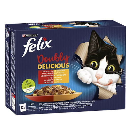 Purina Felix Doubly Delicious Countryside 12x85g