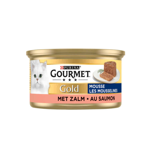 Purina GOURMET GOLD Les Mousselines 85g (saumon | poulet | Thon | boeuf) - Saumon
