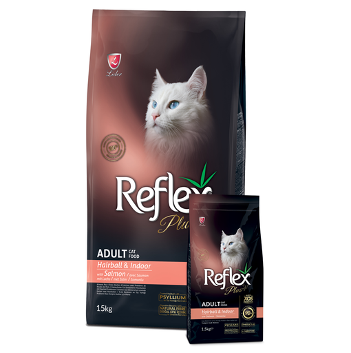 Reflex Plus Anti-Hairball Adult Saumon (1.5kg | 15kg) - 15kg