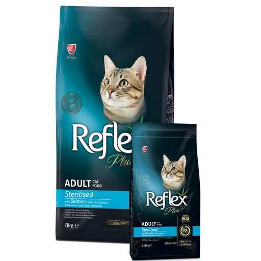 Reflex Plus Stérilisé Cat Adult Saumon 1.5kg