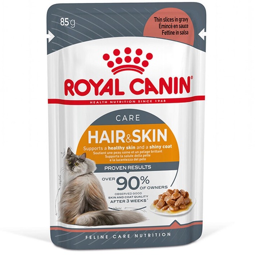 Royal Canin Hair And Skin en sauce 85G