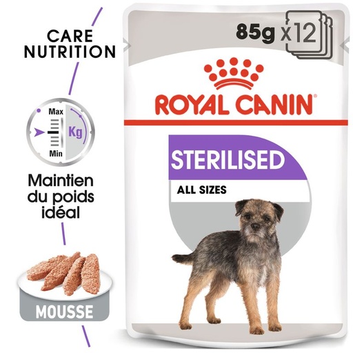 Royal Canin Sterilised en mousse pour chien 85g