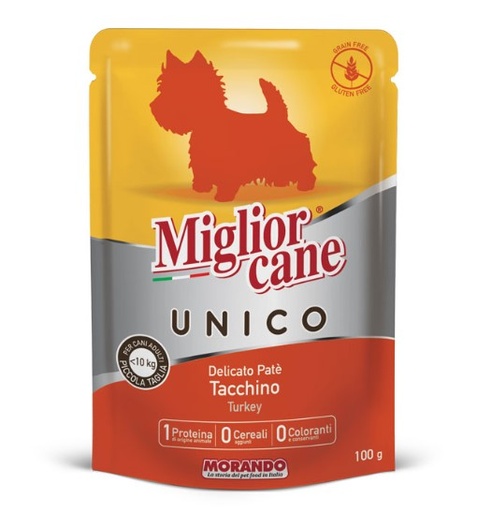 Sachet pâté délicate Dinde 100g (Sans céréales)