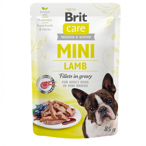 Brit Care Mini Lamb Fillets in Gravy (agneau) 85g
