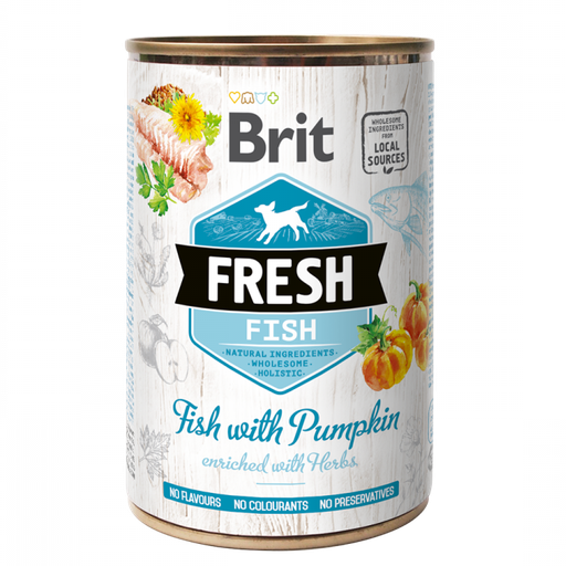 Brit Paté Fish with Pumpkin (Poisson ) 400g