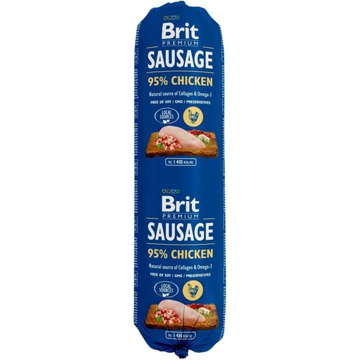 Brit Premium Sausage Poulet ou Dinde 800g - Poulet