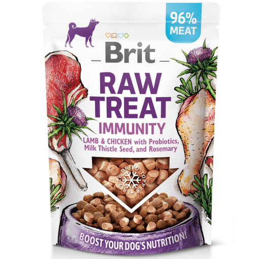 Brit Raw Treat Immunity. Rehausseur de Goût. Lamb And Chicken (Agneau et Poulet)