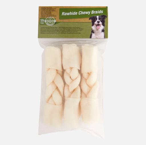 Friandises à mâcher pour chien Peau de Boeuf 160g