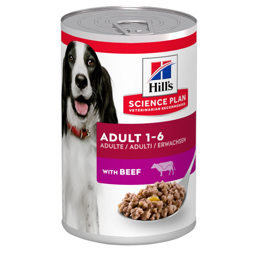 Hill’s Science Plan Adult Humide pour Chiens en boîte Boeuf (370g)