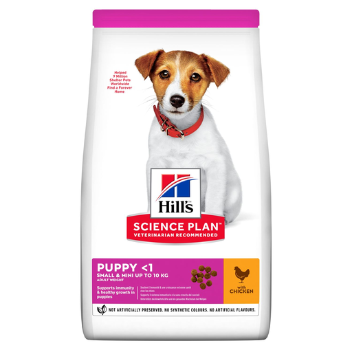Hill’s Science Plan Aliment Pour Chiot Small Mini Au Poulet (1.5kg | 3kg | 6kg) - 6 kg