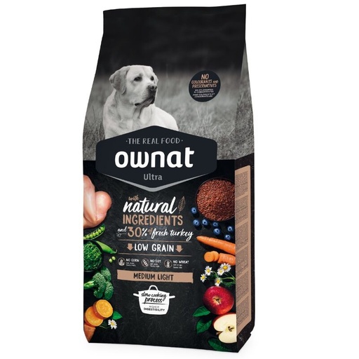 Ownat Ultra Medium Light pour chien 14kg