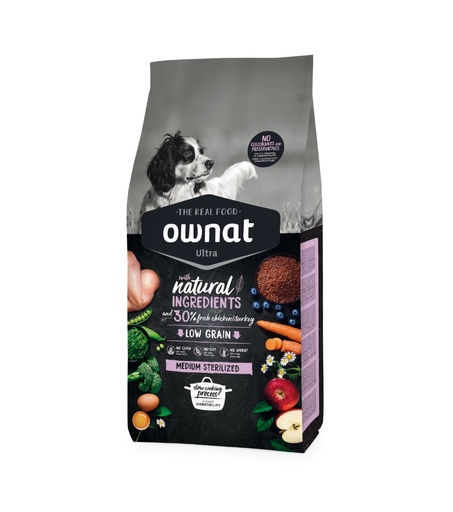 Ownat Ultra Medium Stérilisé pour chien 14kg