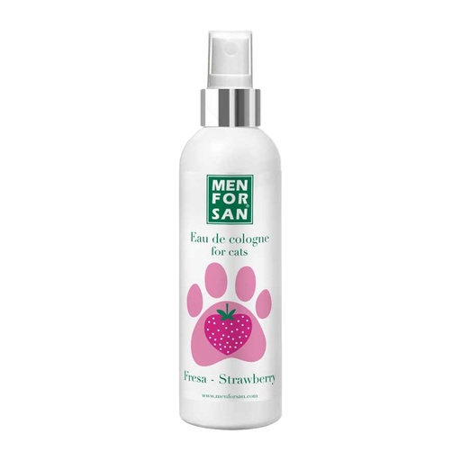 Eau de cologne fraise pour chat 125ml MEN FOR SAN