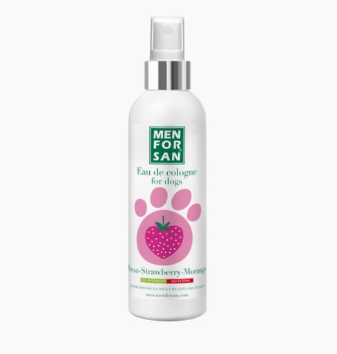 Eau de cologne fraise pour chien 125ml – MEN FOR SAN