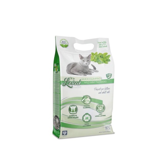 Litière Tobeloved 10L ( Woodland Lavender | Lemon Zest | Baby Powder | Wild Strawberry | Wild Mint Flowers) - Wild Mint Flowers