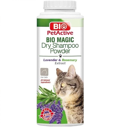 Shampoing Sec Sans rinçage pour Chat Bio Magic Dry Shampoo Powder 150gr