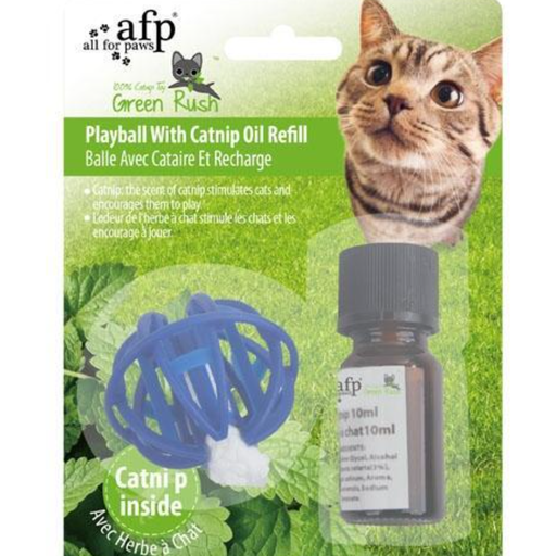 Balle de jeu à l'huile d'herbe à chat