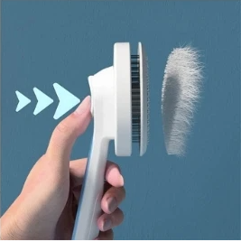 Brosse à Poils pour Chat et Chien à pousoir