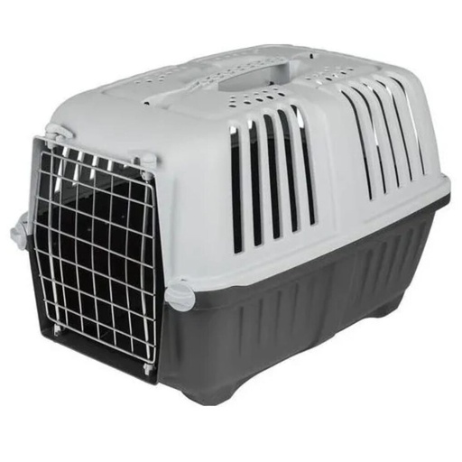 Caisse de transport pour chat et petit chien (Rose, Bleu et Vert) - Gris/Bleu