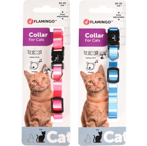 Flamingo Collier Chat Alfry 20-35cm
