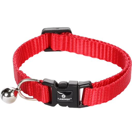 Flamingo Collier Chat Ziggi Rouge