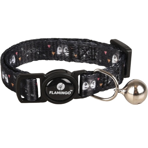 Flamingo Collier Chaton Simba Plusieurs couleurs ( Noir | Blanc | Rouge) - Noir