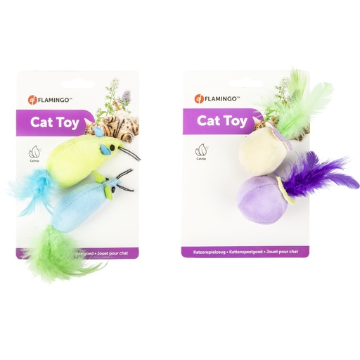 Flamingo Jouet Peluches avec Plume (2 pièces)