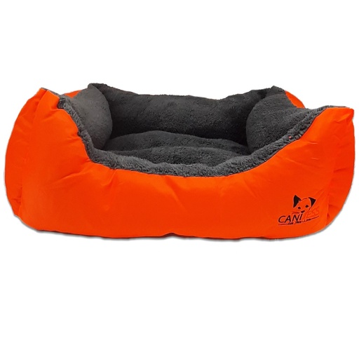 Lit Couchage MEDIUM Premium Tissu corail en velour Canijess 63.5 cm x 53 cm x 25